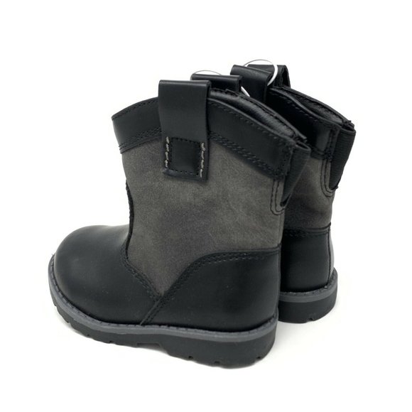 Cat & Jack Hunter Cowboy Boots Black - Picture 6 of 11